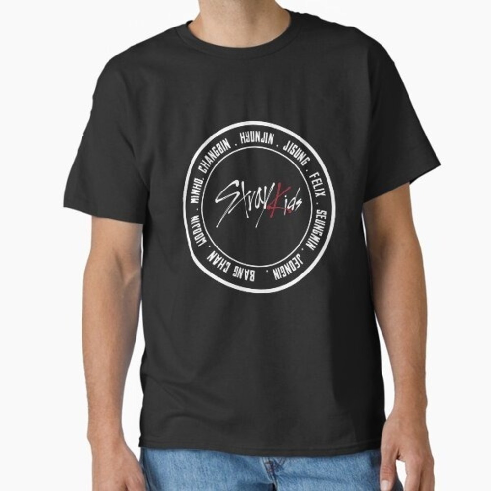 Stray Kids Kpop Fan Art Graphic Korean Music Unisex Gift T-Shirt